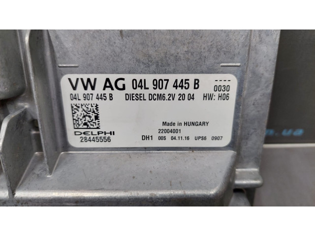 Блок управления двигателем 04L907445B, 28445556, 1.6 TDI Audi A3 Seat Leon Skoda Octavia 3 Volkswagen Golf 7 Блок управления двигателем 04L907445B, 28445556, 1.6 TDI Audi A3 Seat Leon Skoda Octavia 3 Volkswagen Golf 7